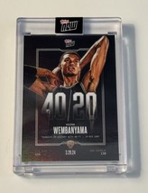 Victor Wembanyama RC 40/20 2023-24 TOPPS NOW Basketball Card VW-5 NBA Spurs ROY! - £44.10 GBP