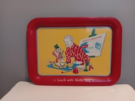 Vintage 1950&#39;s Supreme Bread Advertisement Lunch w Uncle Pete TV tray - $20.33 CAD