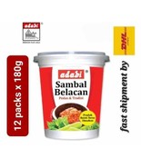 Adabi Sambal Belacan Paste Tradition Spicy 180gx 12 packs fast shipment ... - £77.79 GBP