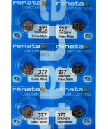 Renata Batteries 377 Silver Oxide Watch Battery (6 Pack) - $7.06