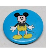 Mickey Mouse Vintage Cartoon Style Old Pinback Button Disney - $91.96 MXN