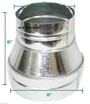 Duct Reducer 8&#39;&#39; x 6&#39;&#39; heavy duty connector New HD Free Shipping USA Seller - $21.46