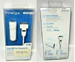 Innergie Mini Combo 10W Duo USB Auto Charging Kit with Magic Cable Duo - £6.29 GBP