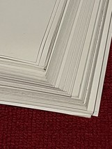 2,260 sheets gloss light Satin White gloss text 60 or 80 GSM,  size 12 x 18&quot; - £91.32 GBP