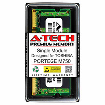 2Gb Pc2-6400 Ddr2 800 Mhz Memory Ram For Toshiba Portege M750 - $35.99