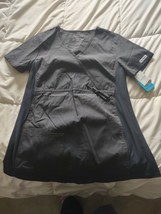 Cherokee Flexibles XS Women&#39;s Scrubs Grey Shirt - $22.74