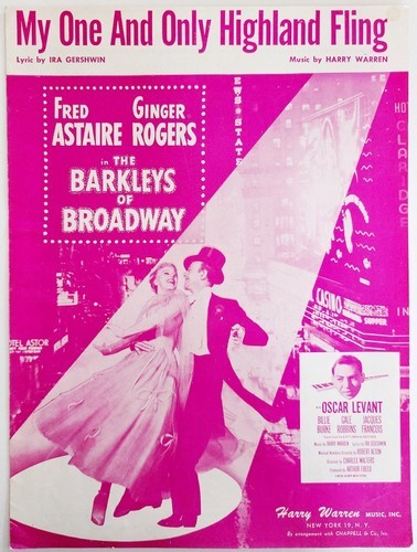 1948 Fred Astaire Ginger Rogers My Highland Fling Sheet Music Barkleys DWMsm2 Item image 2