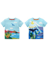 NEW Dinosaur Orca Whale Ocean Boys Short Sleeve Shirt - €4,76 EUR