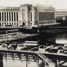 Post Office Railroad Philadelphia Photo Vintage Small Photograph 1940 Karl Lutz - £10.22 GBP