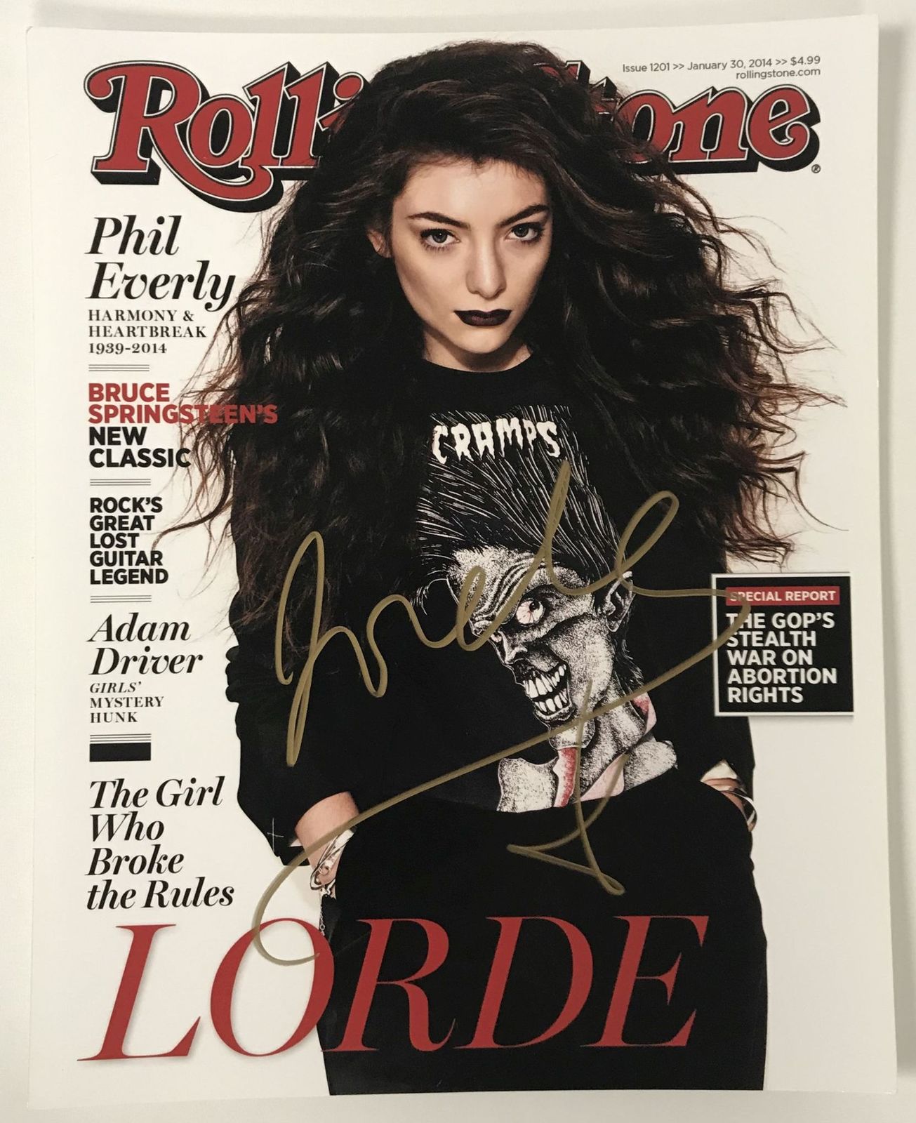 Lorde Signed Autographed Glossy 8x10 Photo #6 - Photographs