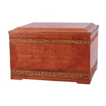 Cherry Sculpted Companion Wood Cremation Urn - £368.80 GBP