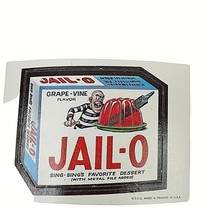 Vintage 1967 Topps Wacky Packs Card Jail-O Die-Cut # 31 - £17.43 GBP