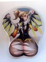 Overwatch Mercy 3D Anime Mouse Pad with Wrist Silicone Rest Gamer Mousepad - $15.35