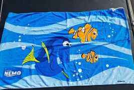 Disney Finding Nemo, Dory 100% Cotton Beach Towel 36"X57" Built-in Stuff Sack - $14.50