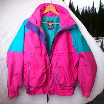 Columbia 90&#39;s Vintage 3 in 1 Powder Keg Ski Jacket Women&#39;s Medium Reversable - £38.44 GBP