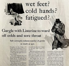 Listerine Oral Antiseptic Colds 1933 Advertisement Full Page NRA Stamp DWU1 - $562.94 MXN