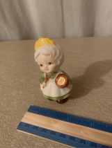 Josef Originals Pie Baker Figurine-Vintage 3.5” w/Apron Dress bird baker... - $47.92