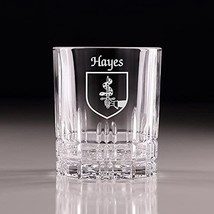 Hayes Irish Coat of Arms Perfect Serve Cut Glass Tumbler - Set of 4 - £61.05 GBP