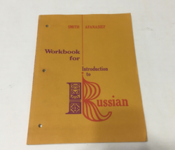 Workbook for introduction to Russian vintage PB book - £19.38 GBP