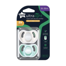 Tommee Tippee Ultra Light Silicone Soother 18-36m 2 Pack - $82.97