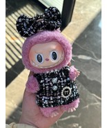 POP MART LABUBU The Monsters Doll Replacing Black Clothes Dress PP06 (No... - $17.67