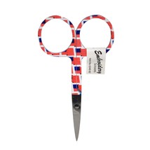 3-3/4 Inch Stars and Stripes Embroidery Scissors American Flag - £5.55 GBP