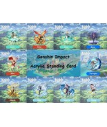 Genshin Impact ~ Acrylic Standing Card (Mondstadt Character) Gaming Merc... - $12.26 CAD