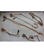 Germany Cultured Pearl Necklace Bracelet Goldtone Vintage lot of 5 pieces - £36.67 GBP