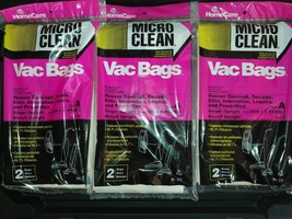 MICRO CLEAN VACUUM CLEANER BAGS, TYPE: A, HOOVER UPRIGHT, #217  Lot of 3... - $205.91 MXN