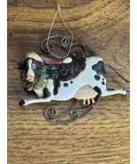 COW Christmas Ornament Over The Moon Joy! Rustic Farmhouse - $18.00