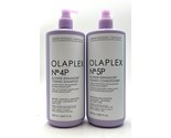 Olaplex No. 4P Blonde Enhancer Toning Shampoo &amp; No.5P Conditioner 33.8 o... - £98.50 GBP