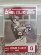 2015 Panini Contenders Old School Colors | Stephen Piscotty | Stanford |... - £1.56 GBP