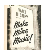 1946 Disney Make Mine Music Movie Advertisement Comedy Musical Film DWII27 - $34.05 CAD