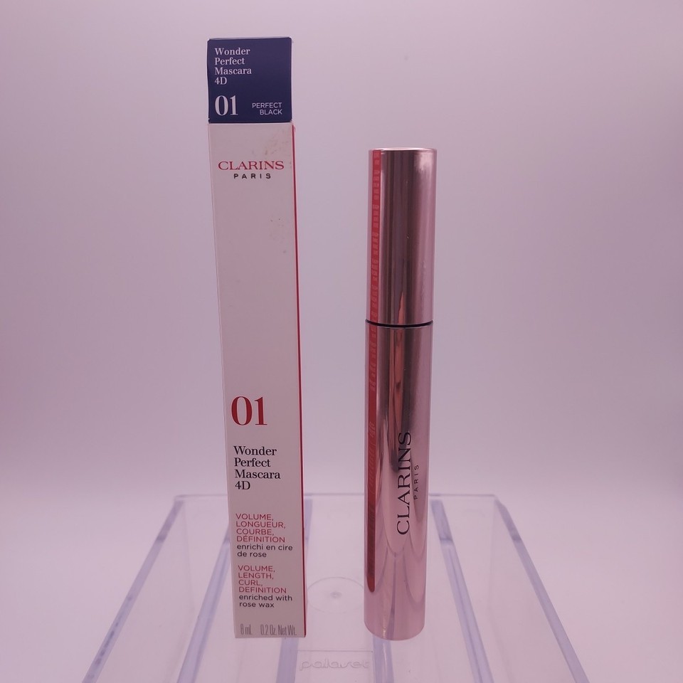 Clarins Wonder Perfect Mascara 4D Full Size 01 PERFECT BLACK - $21.77