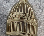 Mississippi State Capitol Building Plastic Travel Souvenir Lapel Hat Pin... - $8.99