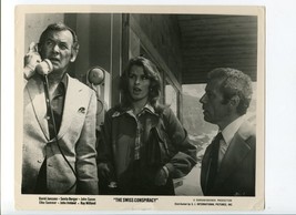 Swiss Conspiracy-David Janssen, Senta Berger, and John Saxon-B&amp;W-Still - £23.35 GBP