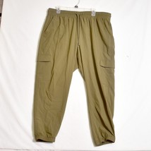 Old Navy Women&#39;s Stretch Tech Pull On Jogger Pants Size XL Army Green - £13.83 GBP