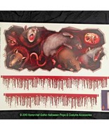 Halloween Prop-Attack Rats Sticker Toilet Cling-Ceiling Wall Bathroom De... - $90.40 MXN