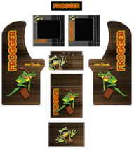 Arcade1up,frogger Arcade 1up Arcade Desig/Arcade Cabinet graphics Art - £22.03 GBP+