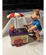 Vintage Ice Cream Cart Toy Plastic Has Sound - Made In Taiwan - £21.07 GBP