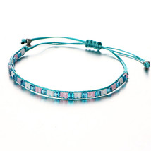 BLUESTAR Bohemian Colorful Beads Friendship woven Bracelets for Women Charms Cot - £11.18 GBP