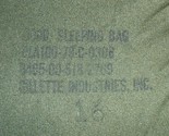 US Army, Marines, et al polyester sleeping bag hood Gillette Ind. 1978  - $20.00