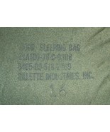 US Army, Marines, et al polyester sleeping bag hood Gillette Ind. 1978  - $27.30 CAD