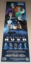 34" Jim Lee Batman DC Direct Hush action figure poster:Joker/Poison Ivy/Huntress - £16.07 GBP