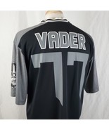 Star Wars #77 Darth Vader Collectible Football Jersey Adult Medium Black... - £21.88 GBP