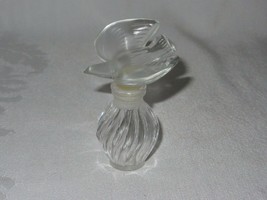 Vintage Lalique Dove Perfume Bottle Nina Ricci France Empty Small - £22.12 GBP