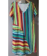 NEW Soft Surroundings Happy Place Dress Medium Tropics Multi NWT - FREE ... - £27.28 GBP