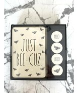 Rae Dunn 12 Note Cards Envelopes Stickers Set Just Bee Cuz - $88.24 CAD