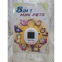 8 in 1 Mini Pets Toy Virtual Electronic Game Collectible Vintage 1997 White - $55.24