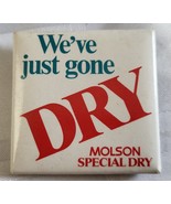 MOLSON SPECIAL DRY ADVERTISING BUTTON PINBACK BEER WEAR AD EMPLOYEE STOR... - $23.29 CAD
